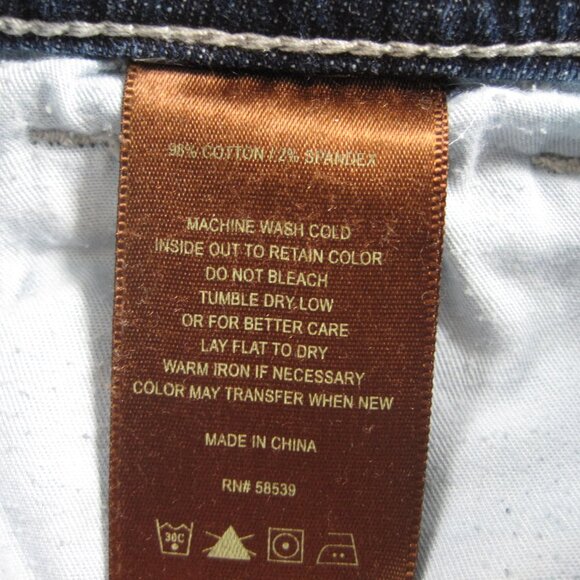 Kut from the Kloth Cameron Straight Leg Jeans Size 10 Medium Wash Denim Cotton - Picture 8 of 9